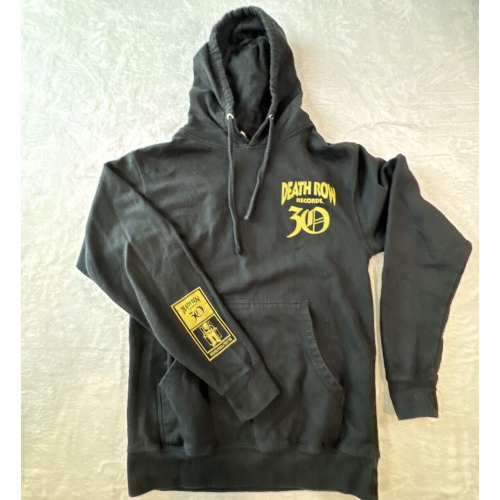 Death Row records 30th anniversary‎ mens Black small hoodie